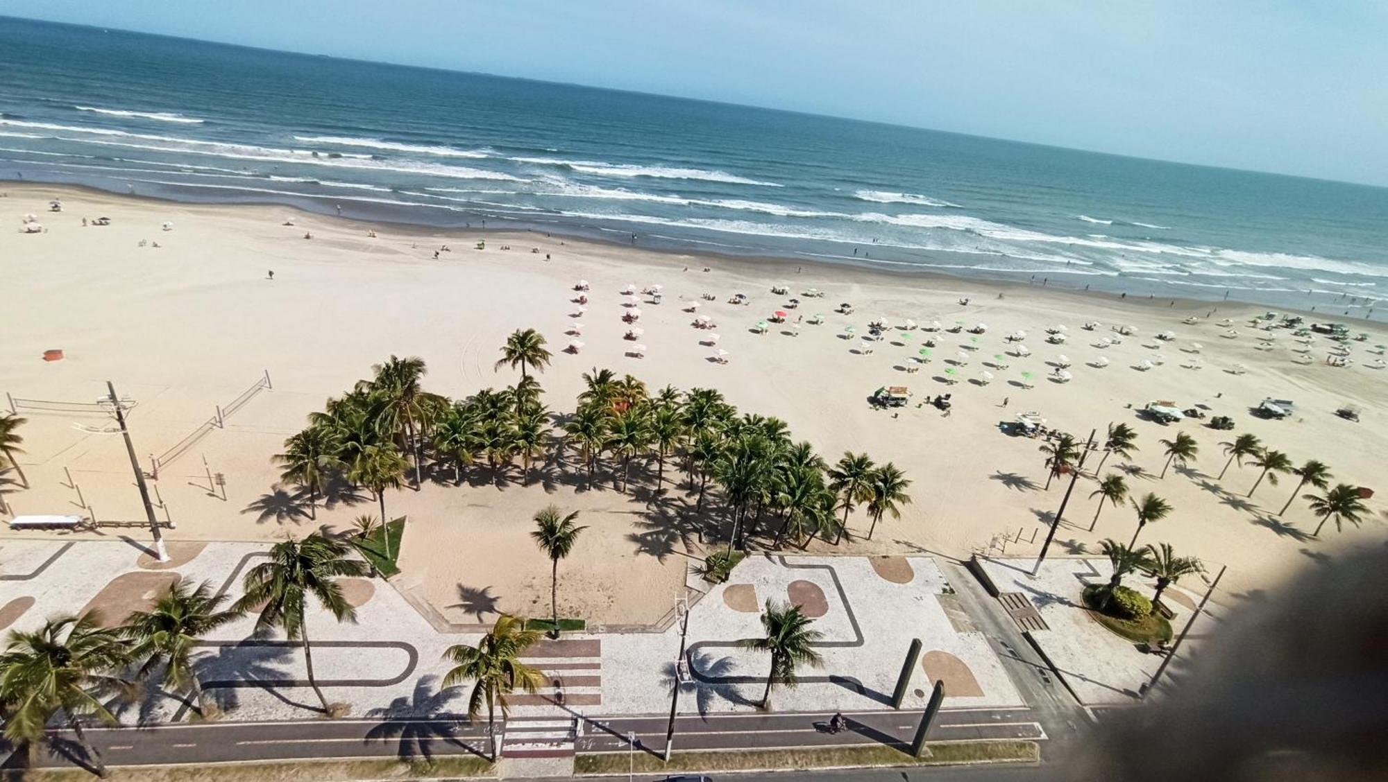 Apartamento De Frente E Com Vista Para O Mar プライア・グランデ エクステリア 写真